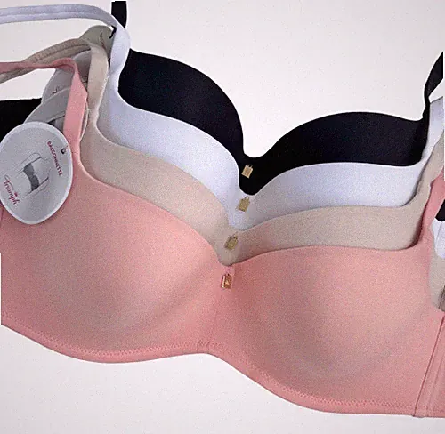 Triumph Balconette BH Body Make-up Essentials MWHP schwarz weiß skin oder coral