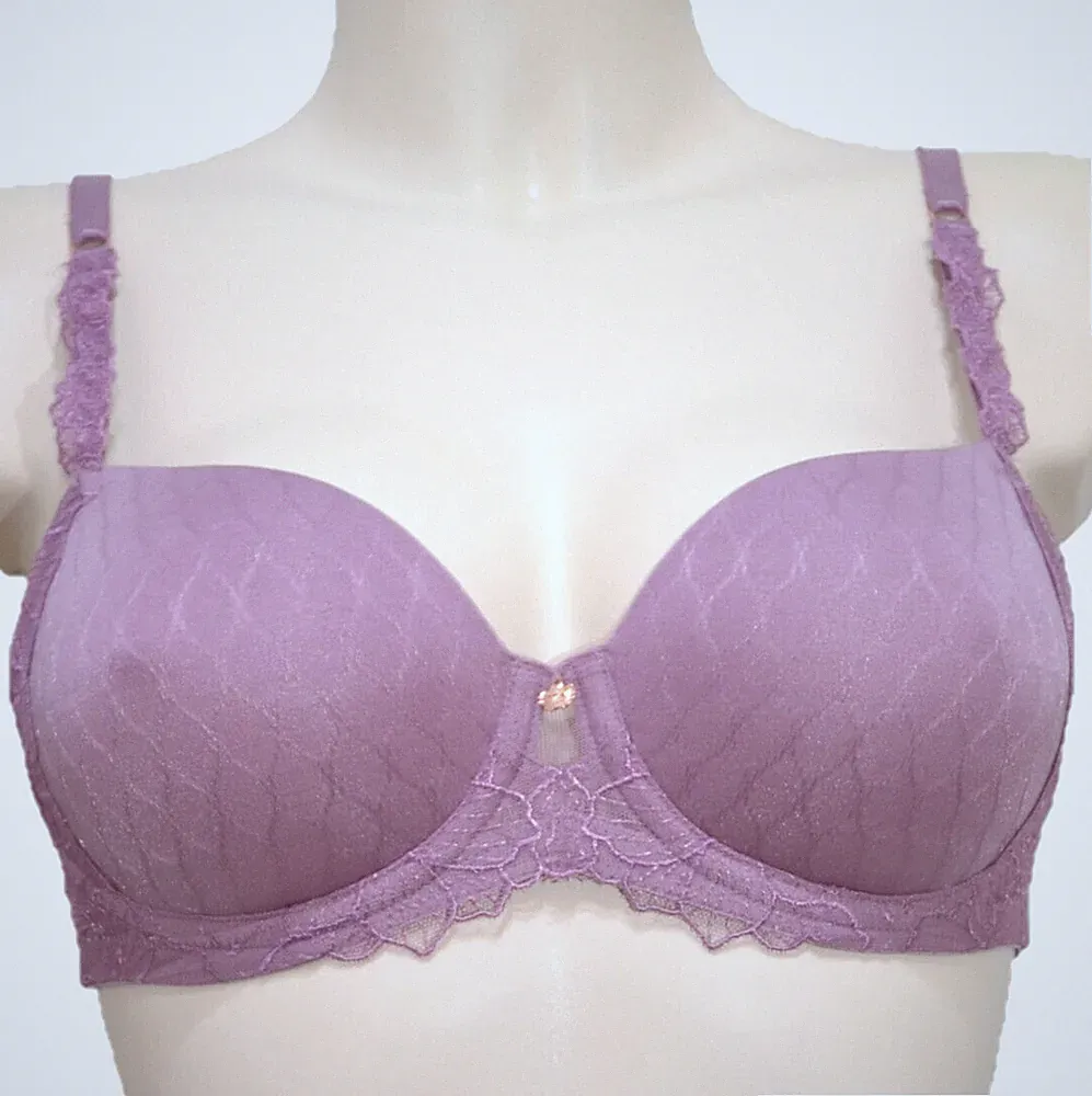 Triumph BH Größe 75B Azalea Florale WP UVP 75,00€ BHs mit Bügel lila Spitze Bra