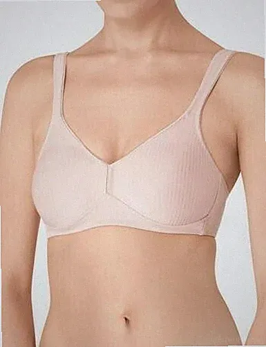 Triumph Bh Ohne Underwire Modern Soft + Cotton N Baumwolle Nackt Maße Extra G