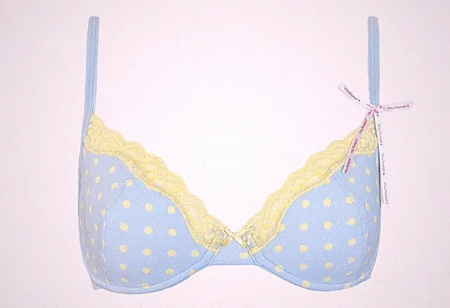 Triumph Bralette BH mit Bügel Miss Baby Doll W 75C hellblau gelb NEU