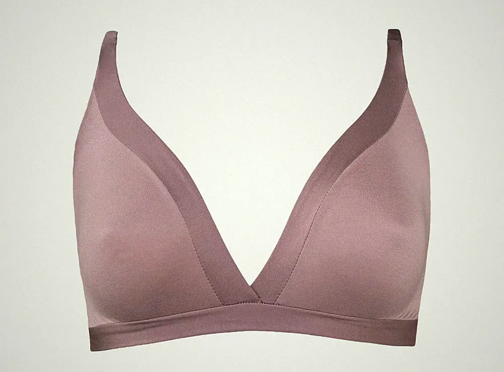 Triumph Bralette BH ohne Bügel Body Make-up Soft Touch N S braun NEU