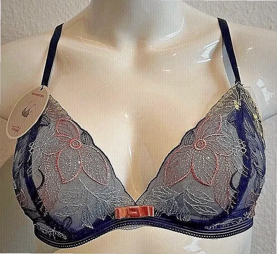 Triumph bügelloser BH Sunset Spotlight N Blue-Dark Combination M008/ B9