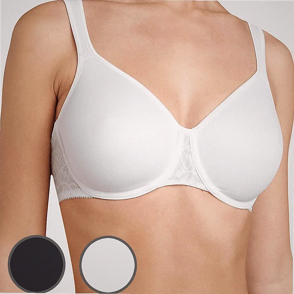 Triumph Comfort Minimizer W, Bügel BH, eleganter Look, schwarz, weiß, BESTSELLER