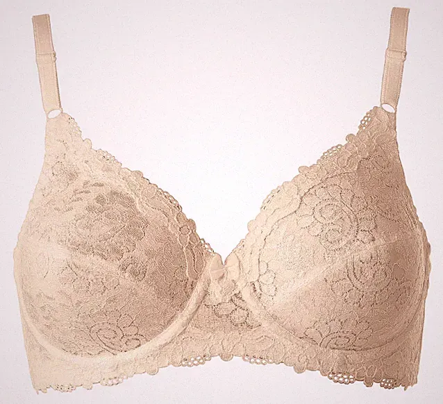 Triumph Compliment Damen Bügel BH Spitze Gr. 105E Nude große Größen 10166802 A1