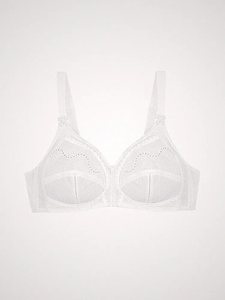 Triumph Damen Top Unterwäsche Cotton Soft Bügelloser BH Doreen + Klassiker Bra