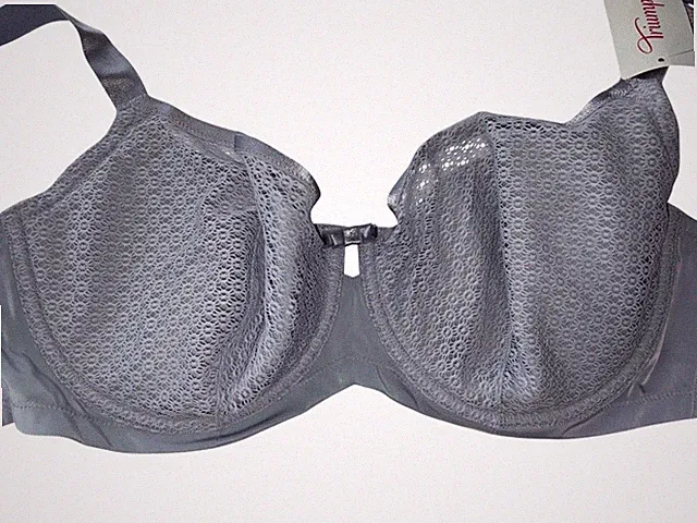Triumph Damen Unterwäsche BH Beauty-Full Basics WHP Blau-Grau 80G