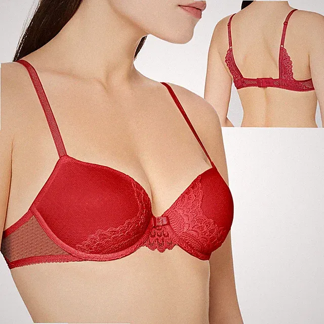 Triumph Darling Spotlight WHP Damen Spacer BH mit Bügel Gr. 70C Masai Red