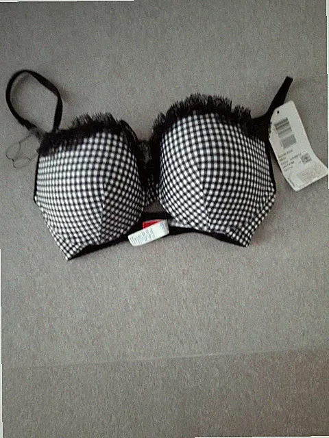 Triumph Dirndl Kiss Gr. 70 D Schwarz Weiß Vichy Karo