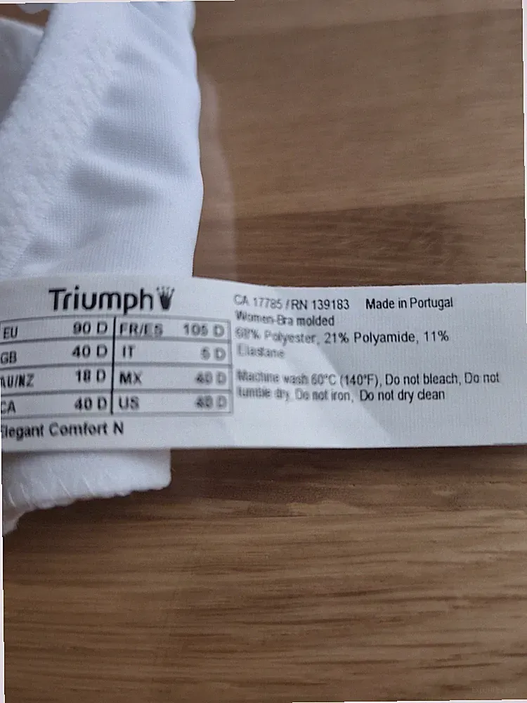 Triumph Elegant Comfort N Minimizer-BH ohne Bügel Spitze Weiß 90D