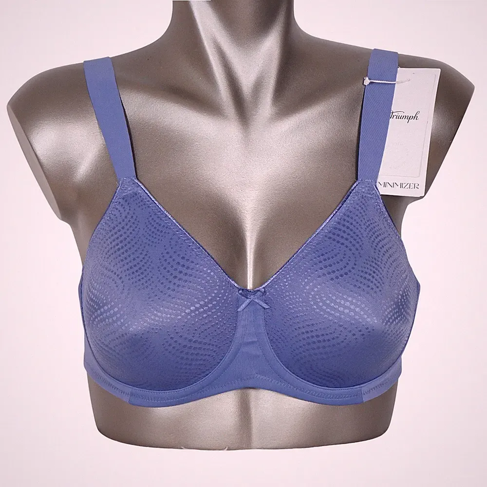 Triumph Essential Minimizer W BH mit Bügel 3872/WQ blau ungepolstert Damen NEU