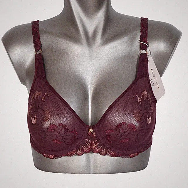 Triumph Freesia Florale W BH mit Bügel 00EG/EG dunkelrot Dessous Damen NEU