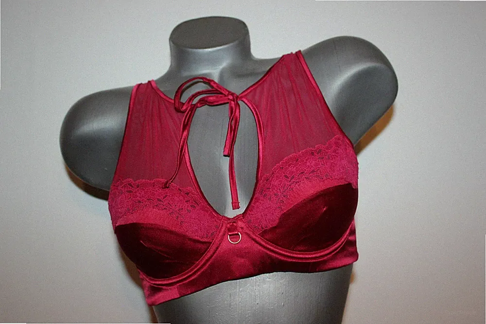 Triumph Liv`s Luxurious Essence Push-Up-BH 85 B rot mit Seide Luxus mit Spitze