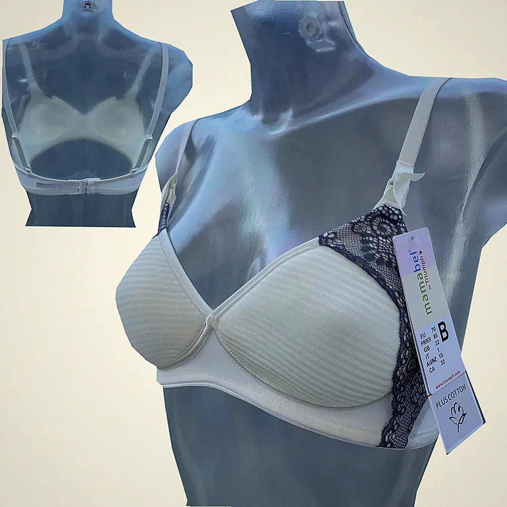 Triumph Mamabel Cotton P Still - BH Bügellos Gr. 70B, 70C Vanille NEU