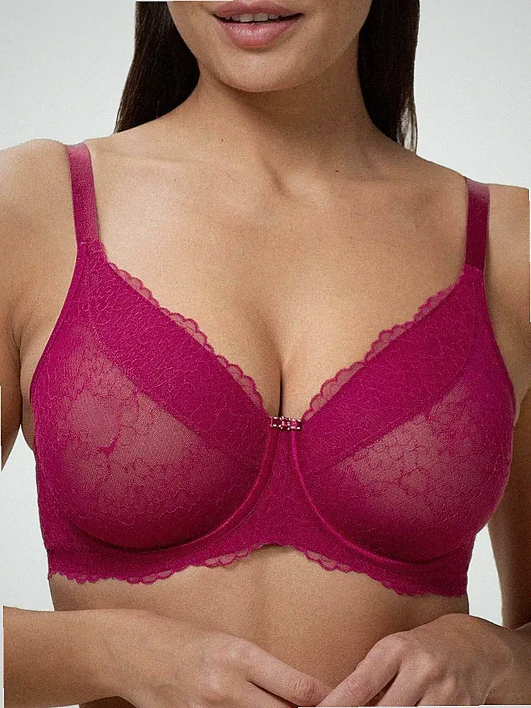 Triumph Mirage Spotlight W01 Damen BH Minimizer mit Bügel Gr. 65C Rumba Red