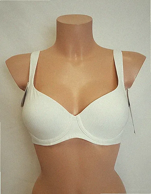 Triumph Modern Soft+Cotton P Schalen-BH bügellos Weiß White 0003/03 Dessous NEU