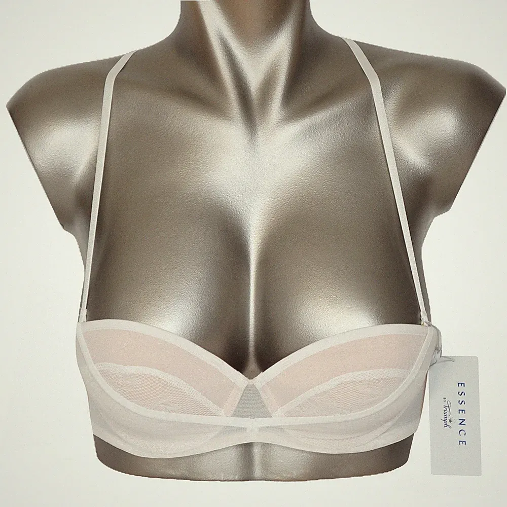 Triumph Ornamental Essence WHUD E Push-up BH M015/W5 ecrue mit Bügel sexy NEU