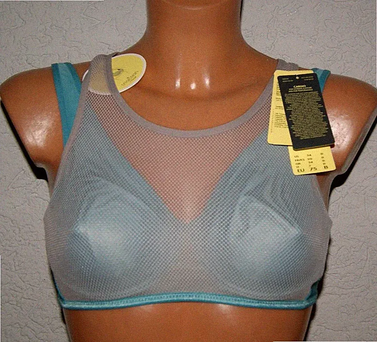 TRIUMPH Triaction Magic Motion Pro MW Sport-BH Bra Bustier türkis CARDIO 75 B