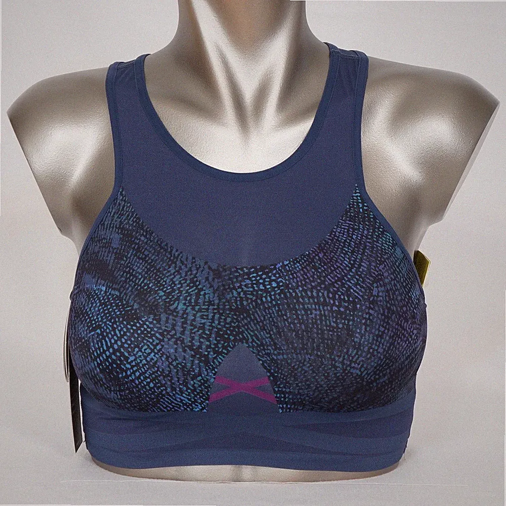 Triumph Triaction Seamless Motion P Damen Sport BH Top M010/G9 dunkelblau NEU