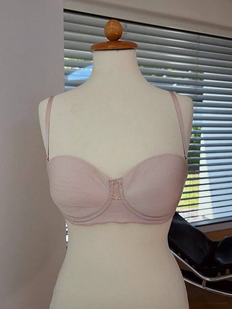 Triumph VIVID SPOTLIGHT trägerloser variabler BH 75C Beige Haut kaum getragen