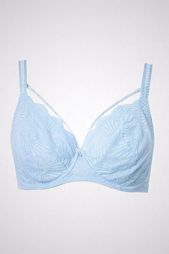 TruYou Damen große Größen Bügel BH Zierbänder abnehmbar Softcups 837940