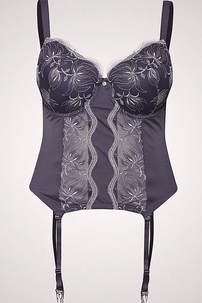 TruYou Damen große Größen TRUYOU BH Corsage Bügel Stickerei Softschalen 834419