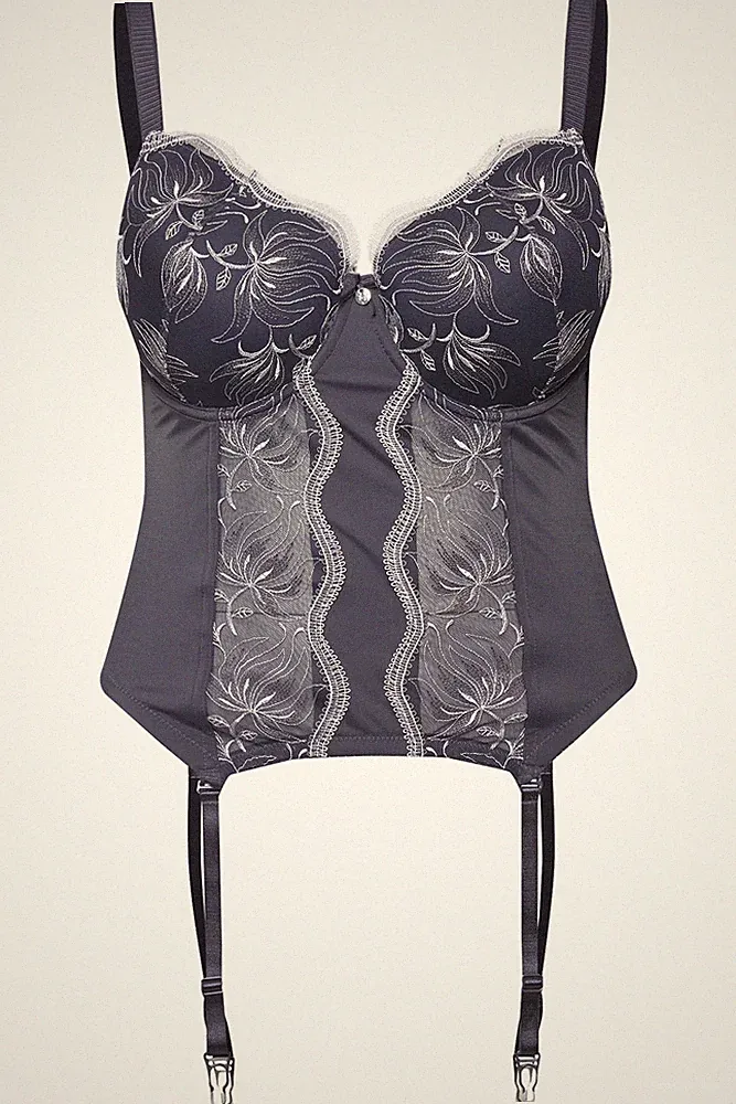 TruYou Damen große Größen TRUYOU BH Corsage Bügel Stickerei Softschalen 834419