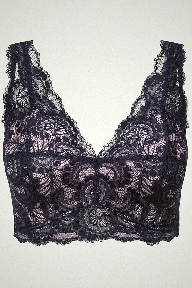 TruYou Damen große Größen TRUYOU Bralette Spitze Softschale ohne Bügel 832803