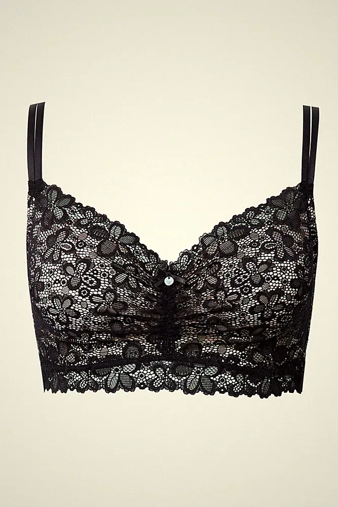 TruYou Damen große Größen TruYou Bralette Spitze Softschale ohne Bügel 841627