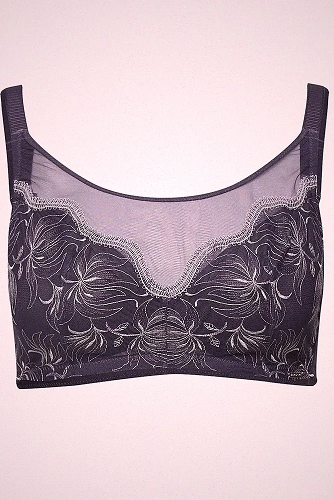 TruYou Damen große Größen TRUYOU Bralette Stickerei ohne Bügel 834425