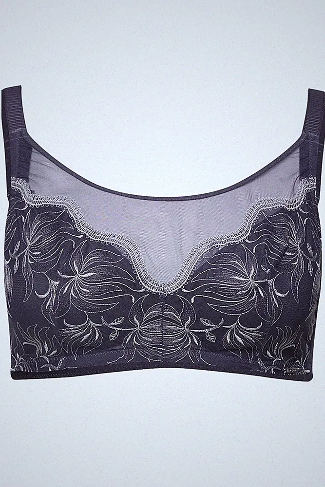 TruYou Damen große Größen TRUYOU Bralette Stickerei ohne Bügel 834425