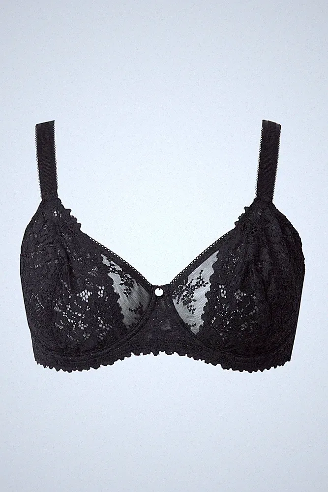 TruYou Damen große Größen TruYou Bügel Balconette BH Softschalen Spitze 838897
