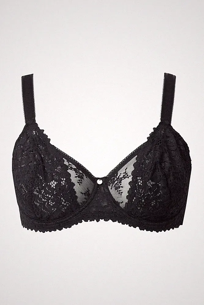 TruYou Damen große Größen TruYou Bügel Balconette BH Softschalen Spitze 838897