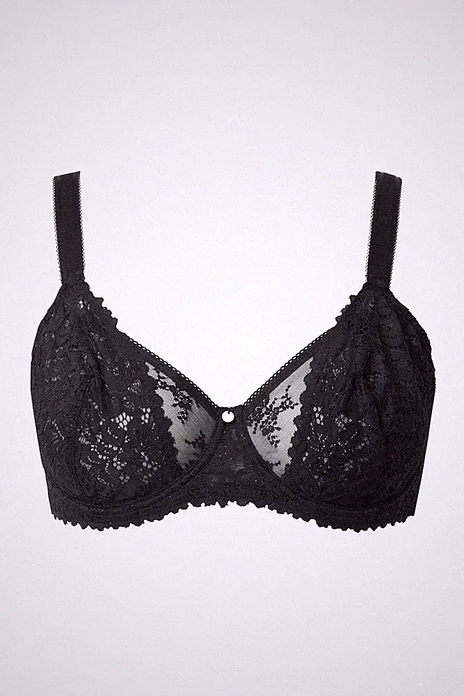 TruYou Damen große Größen TruYou Bügel Balconette BH Softschalen Spitze 838897