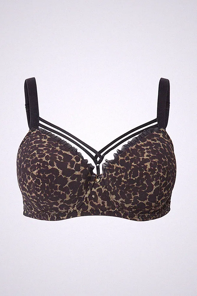 TruYou Damen große Größen TruYou Bügel BH Softschalen Animal 835627