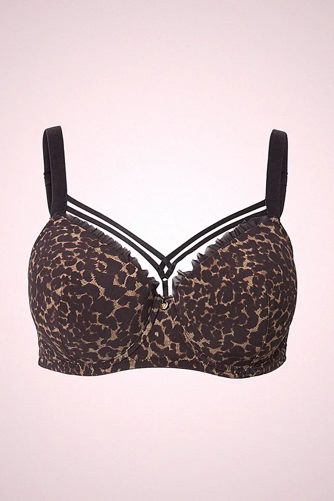 TruYou Damen große Größen TruYou Bügel BH Softschalen Animal 835627