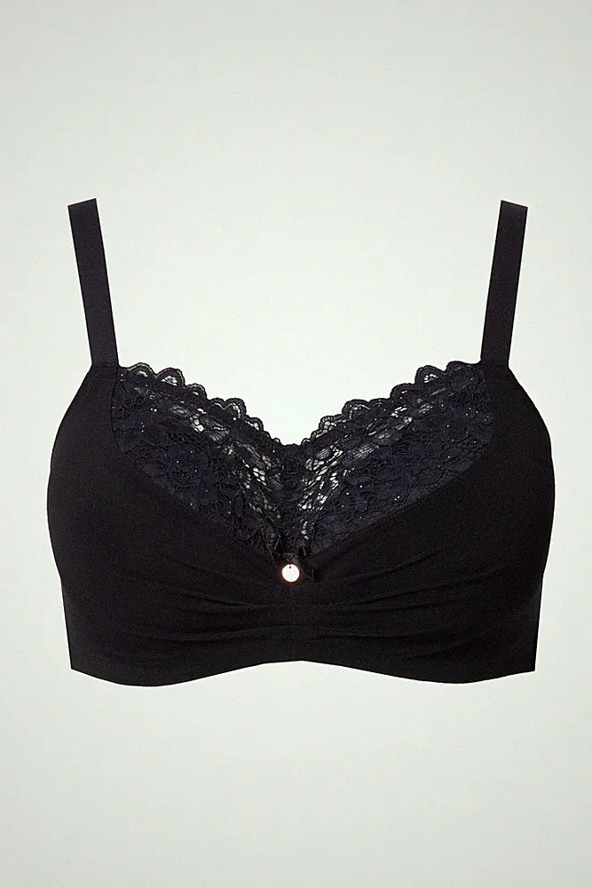TruYou Damen große Größen TruYou Bügel BH Softschalen Spitze 838825