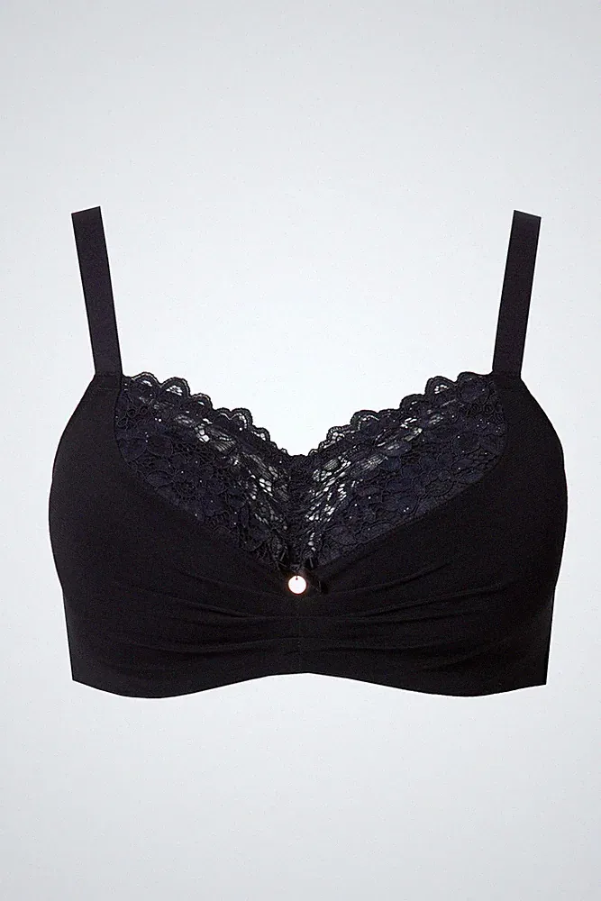 TruYou Damen große Größen TruYou Bügel BH Softschalen Spitze 838825