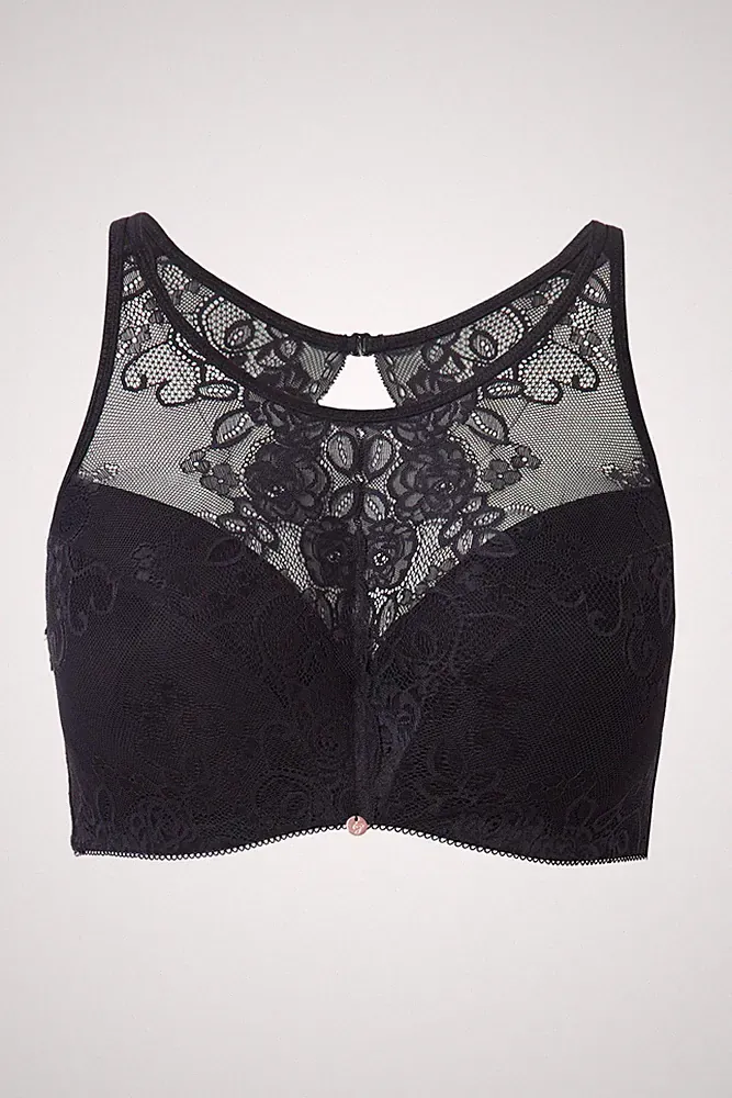 TruYou Damen große Größen TruYou Bügel BH Softschalen Spitze High Cut 835692