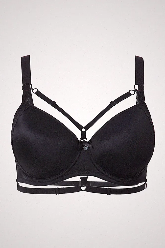 TruYou Damen große Größen TRUYOU Bügel BH Softschalen Zierbänder 833420
