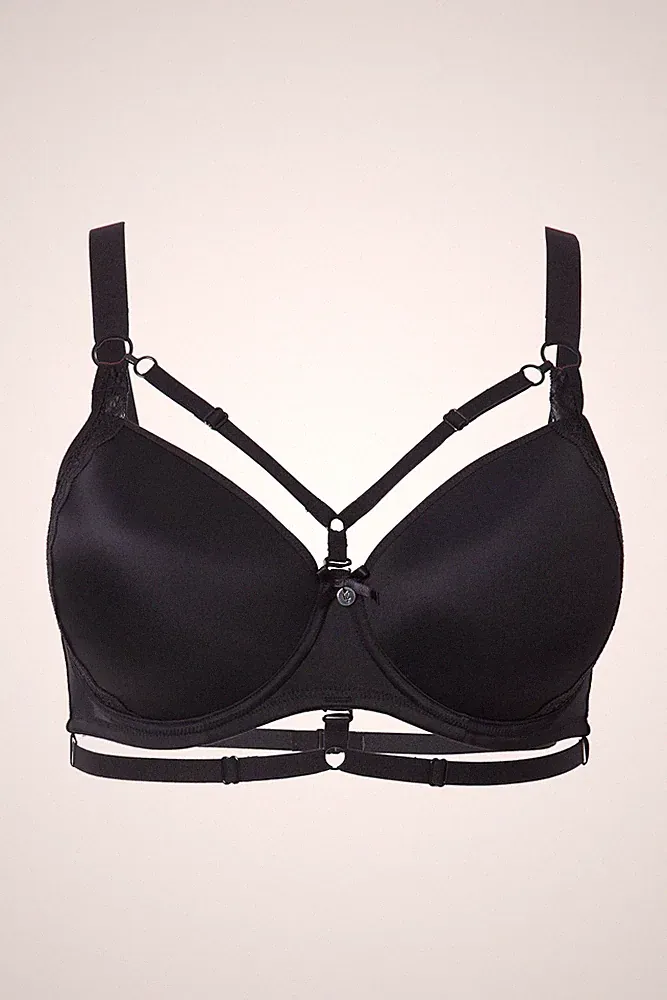 TruYou Damen große Größen TRUYOU Bügel BH Softschalen Zierbänder 833420