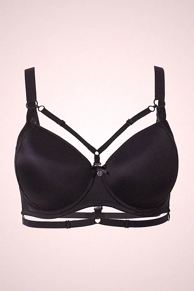 TruYou Damen große Größen TRUYOU Bügel BH Softschalen Zierbänder 833420