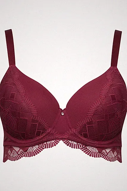 TruYou Damen große Größen TRUYOU Bügel BH Spitze Softcups 832809