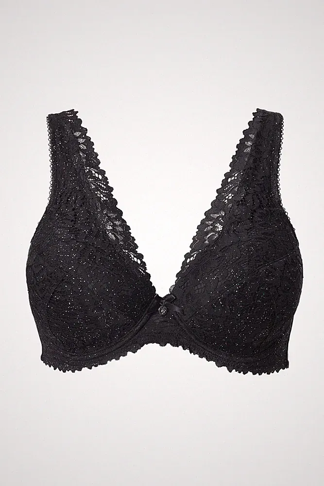 TruYou Damen große Größen TRUYOU Bügel BH Spitze Softcups 837944