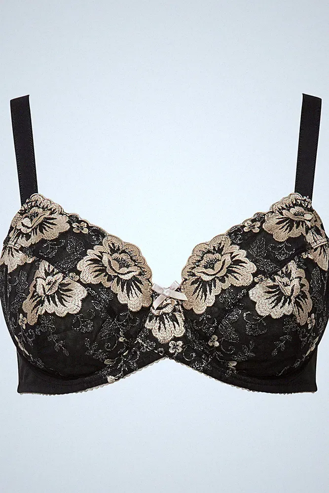 TruYou Damen große Größen TRUYOU Bügel BH Stickerei 832799