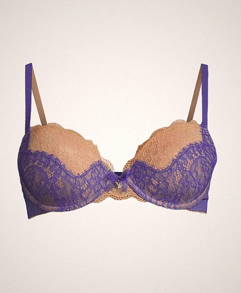 Twinset Push-up BH lila nude Spitze Gr. 70 B C 75 C 80 B NP 64,99 €