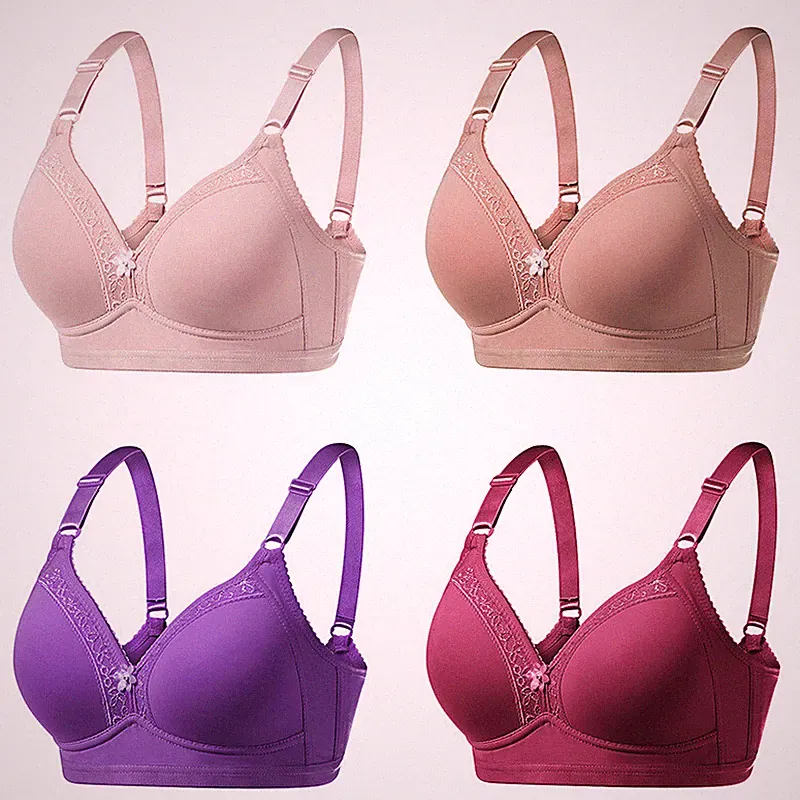 Übergröße BHs für Damen Stütz Push Up BH Sexy Dessous Kabellos Büstenhalter