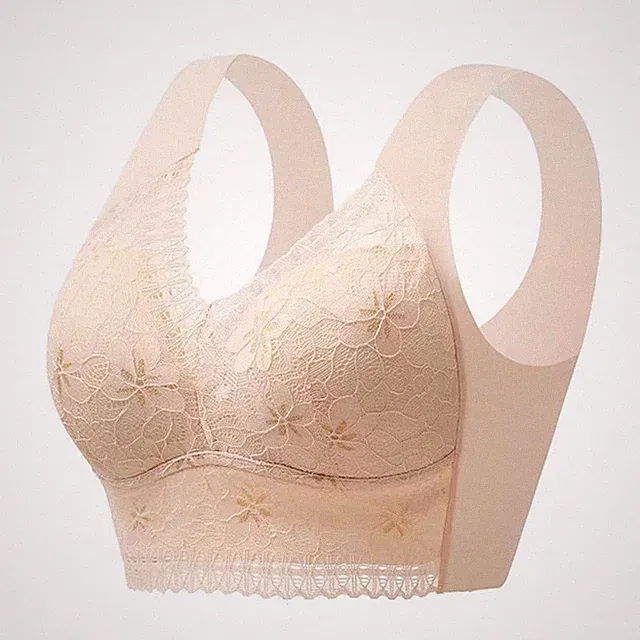 Übergröße Damen Sport BH Nahtlos Weste BH Große Brust Spitze Rücken Design