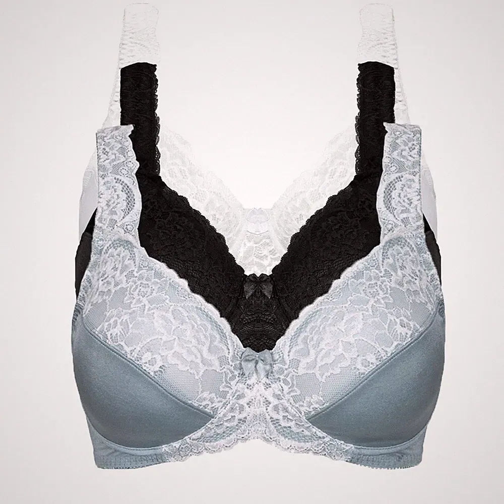 UK BIG SIZE 32-54 B/C/D/DDE/F/G/GG Damen Minimizer BH mit Bügel Full Coverage