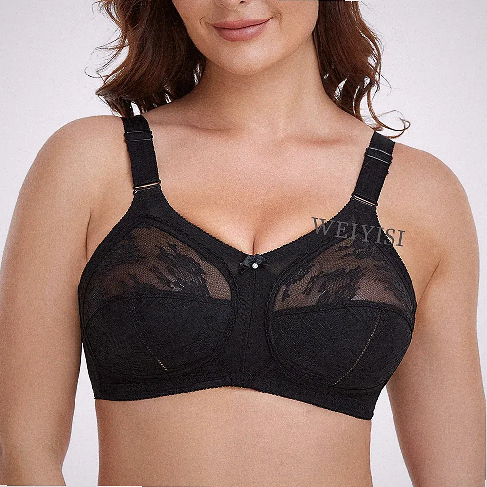 UK Damen Übergröße Full Coverage BH ungepolstert ohne Bügel Minimizer BH Bralette