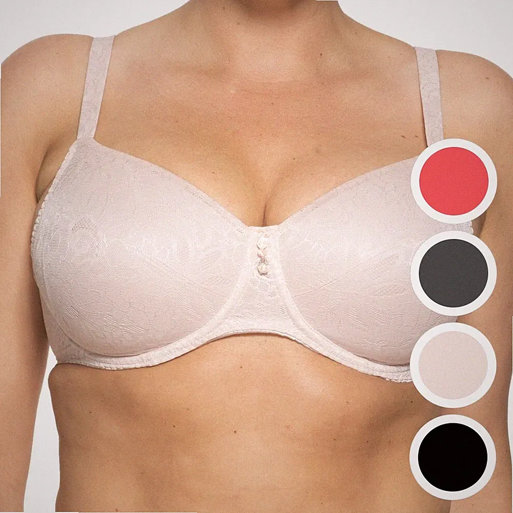 Ulla Dessous - Alice - Bügel BH ohne Schale 70 - 110 B - L versch. Farben